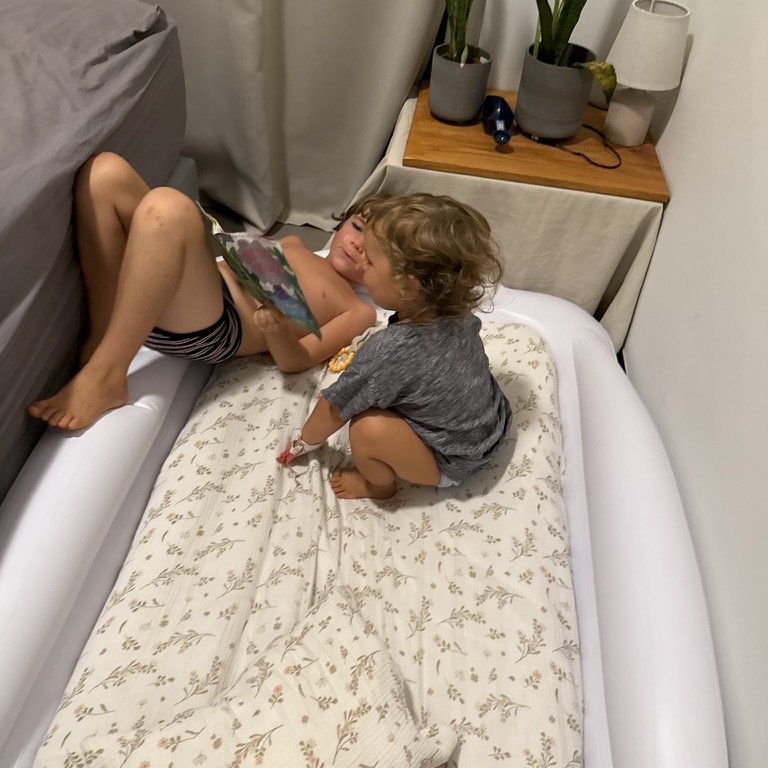 Hiccapop Toddler Travel Bed Review: The One That Became Her Everyday Bed